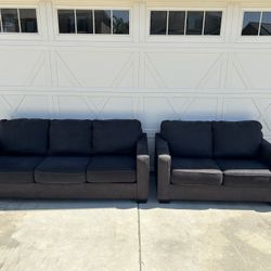 Black Couch Set