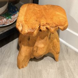 Mango Wood Stool side table