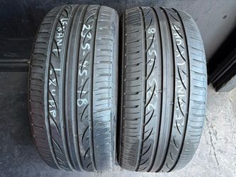 235-45-18 Lexani LXUHP Used Tire Pair $120 Free Mounting And Balancing