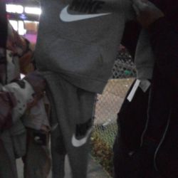 Children's Nike Sweat Suits And Men's Tops