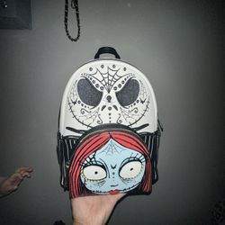 Jack & Sally Loungefly Backpack + Sally Ears