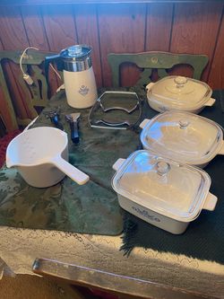 Corningware “cornflower” 60’s $55.00