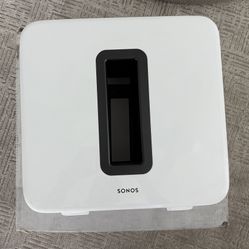 Sonos Sub Gen 2 WHITE wireless subwoofer in factory Box