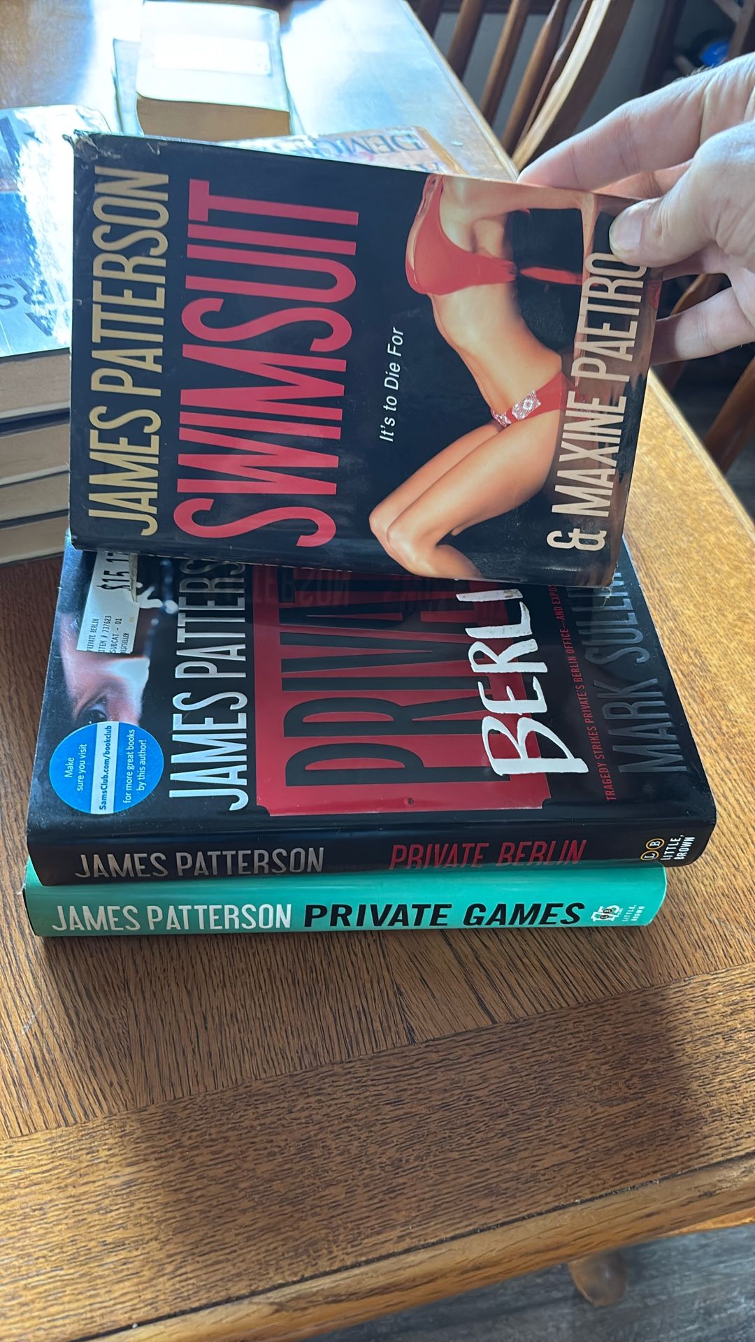 3 Random James Patterson Books