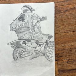 Dirt Bike Athlete Chase Sexton Illustration 