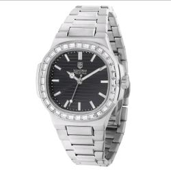 Montres Prestige Unisex Watch with Crystal Bezel