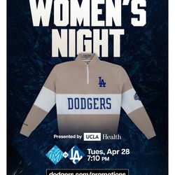 Dodgers women’s night sweater