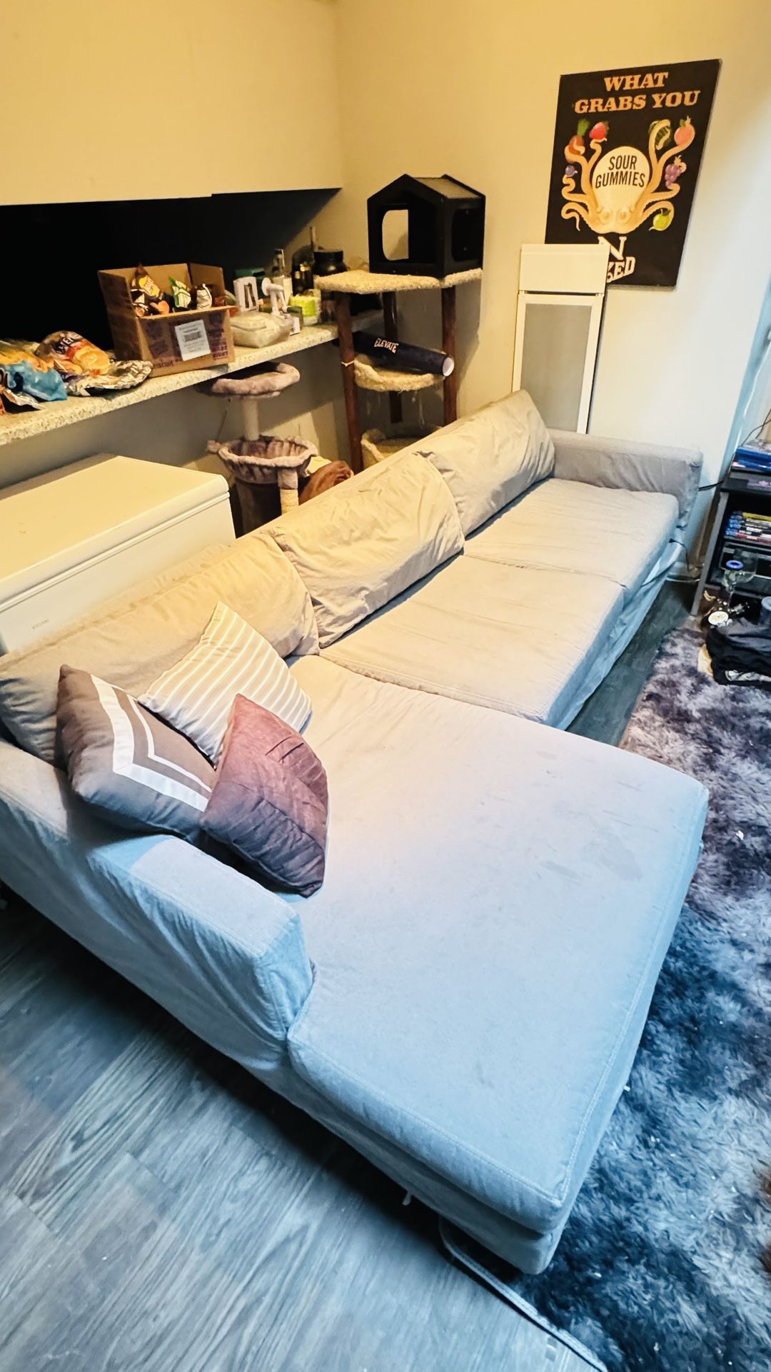 Large 2 Piece L-shaped Couch