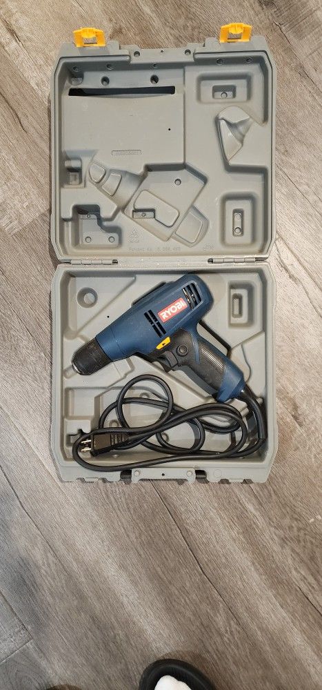 Ryobi 3/8" Electric Drill with Case
