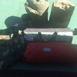 2 Tents 2 Army Mummy Bag