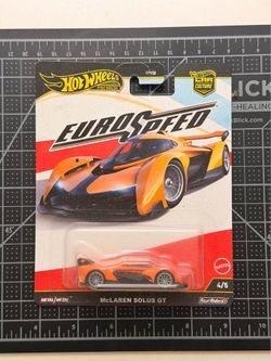 Hot Wheels McLaren Solus/W1 + Mercedes CLK63 + McMurtry – Sealed