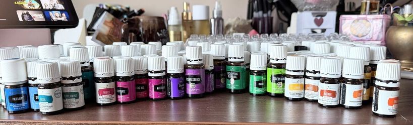 Young Living Essential Oils Lot – 100+ Bottles, 5ml & 15ml