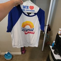 New CALIFORNIA CROP TOP