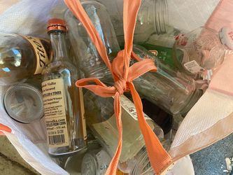 Mixed glass bottles