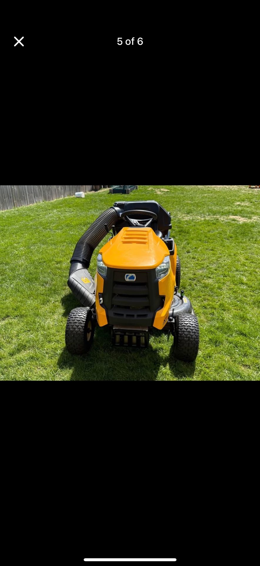 Cub Cadet Riding lawn