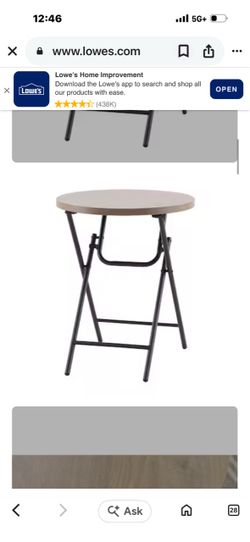 All metal Bistro table