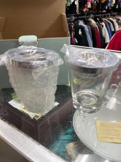 Partylite Glasses 4-Piece Set Clear Glass New