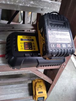 Cargador Rápido Para BaterÃa DeWalt 20 Voltios