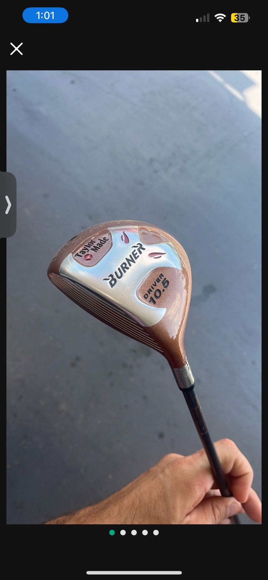 Tylor Made Driver Club Left