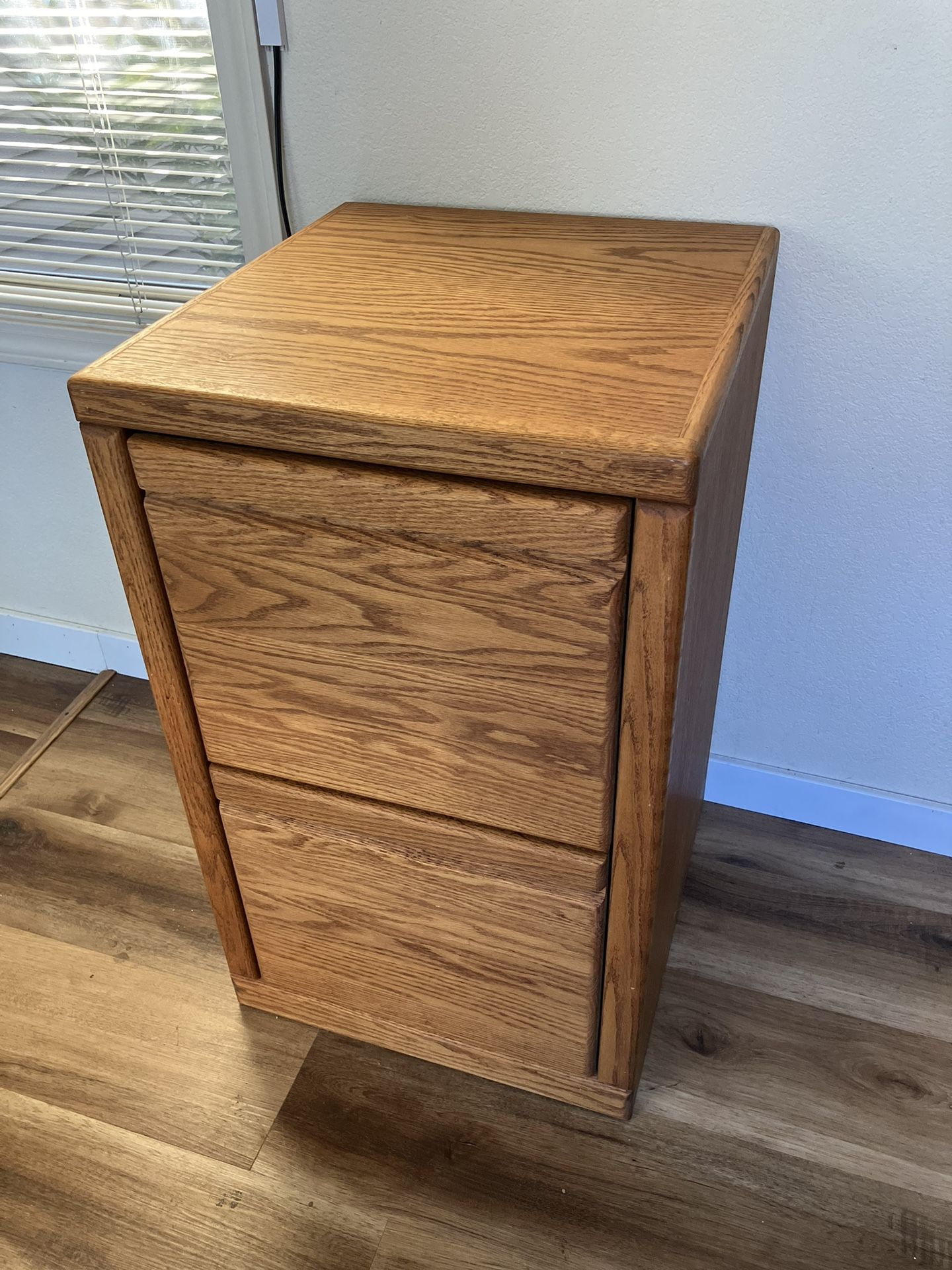 Wood File Cabinet