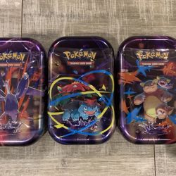 Pokemon TCG Mega Evolution Mini Tins New Factory Sealed!