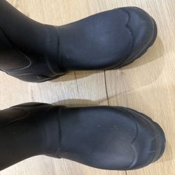 Hunter black knee high boots size 6