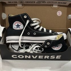 Black High Top Converse Size 7.5 Women 