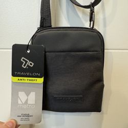 Heather Grey - Metro Mini Crossbody Stadium - Anti Theft Bag