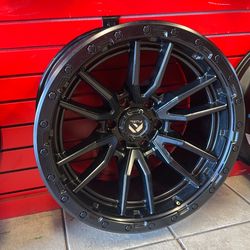 FUEL REBEL 20x10 6x139 -18 offset