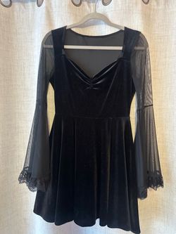 Vintage velvet dress