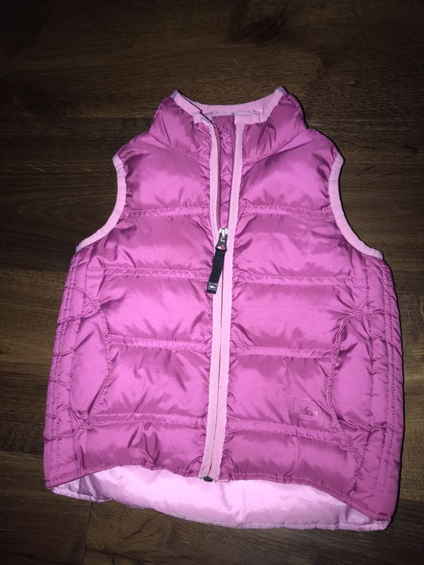purple down vest