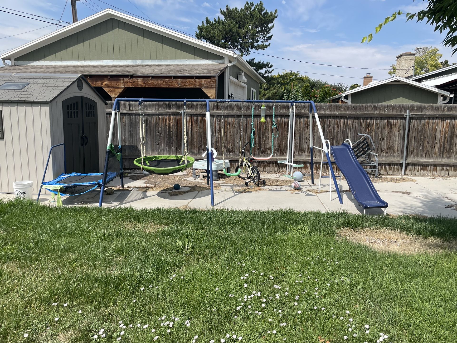 Backyard Swing set