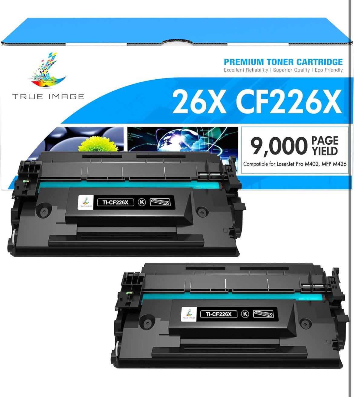 CF226X 26X Compatible Toner Cartridge Replacement for HP 26X CF226X 26A CF226A Laserjet Pro M402n M402dn MFP M426fdw M426