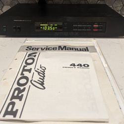 Vintage Proton Stereo AM FM Tuner 