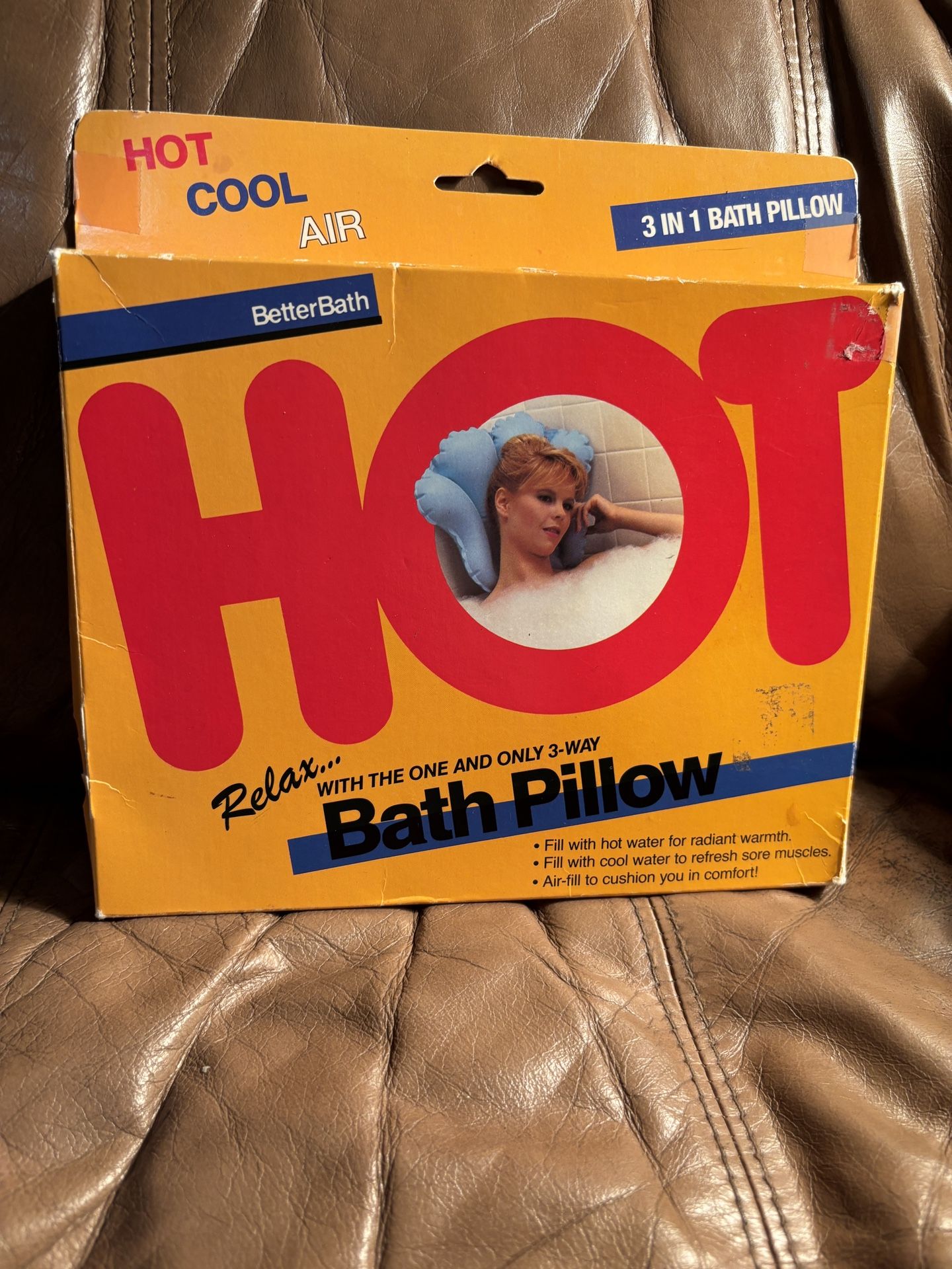 Three and one bath pillow
