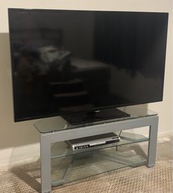 60 INCH SAMSUNG TV AND STAND