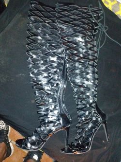 Charlotte russe thigh high boots