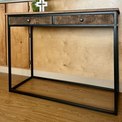 Like New Industrial Glam Style Desk 