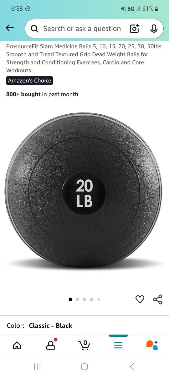 20lb Slam Ball