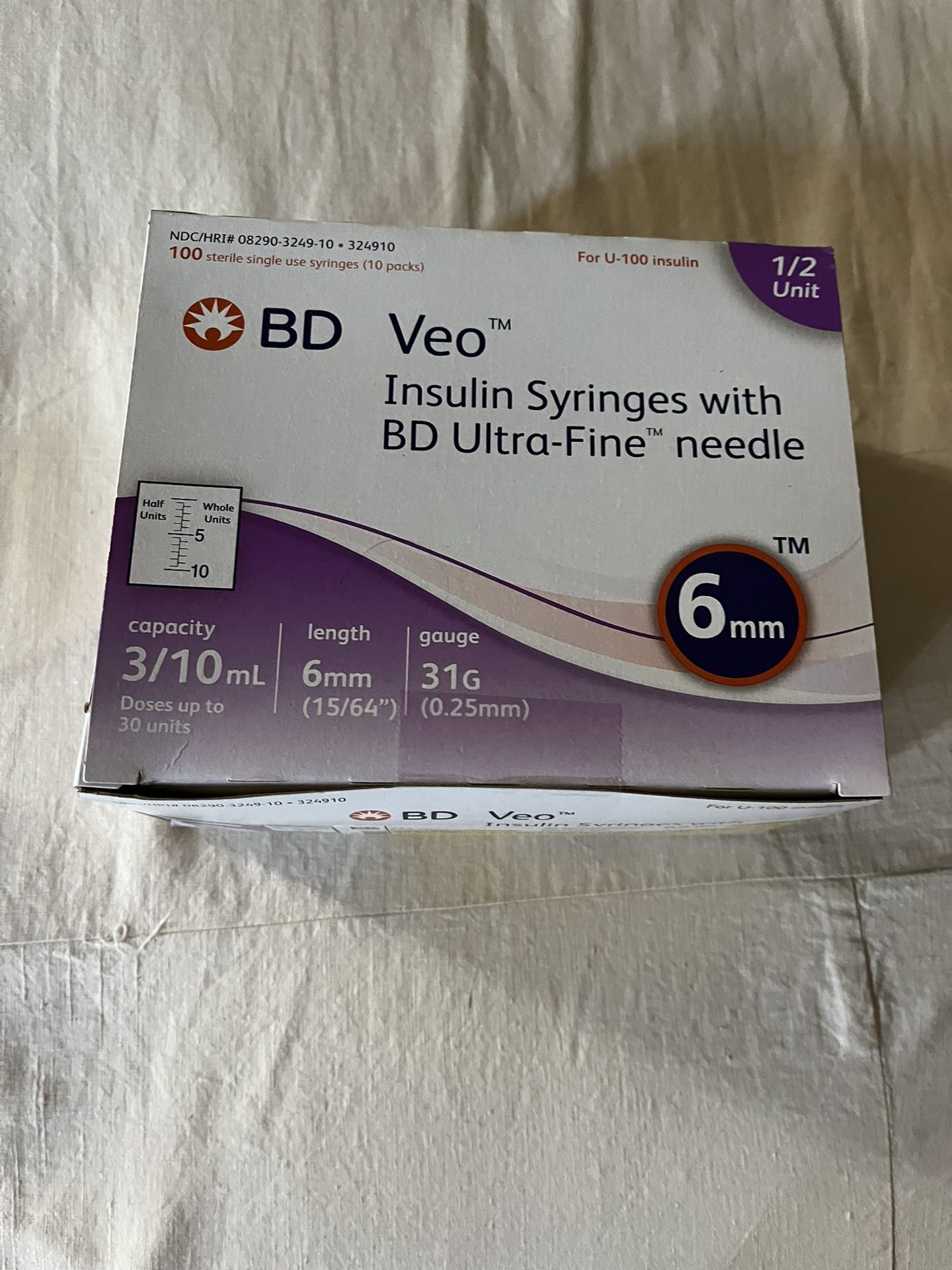 Insulin syringes