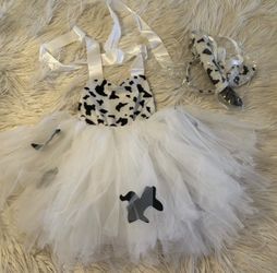 Girls cow costume