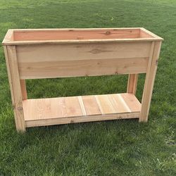 Cedar planter boxes