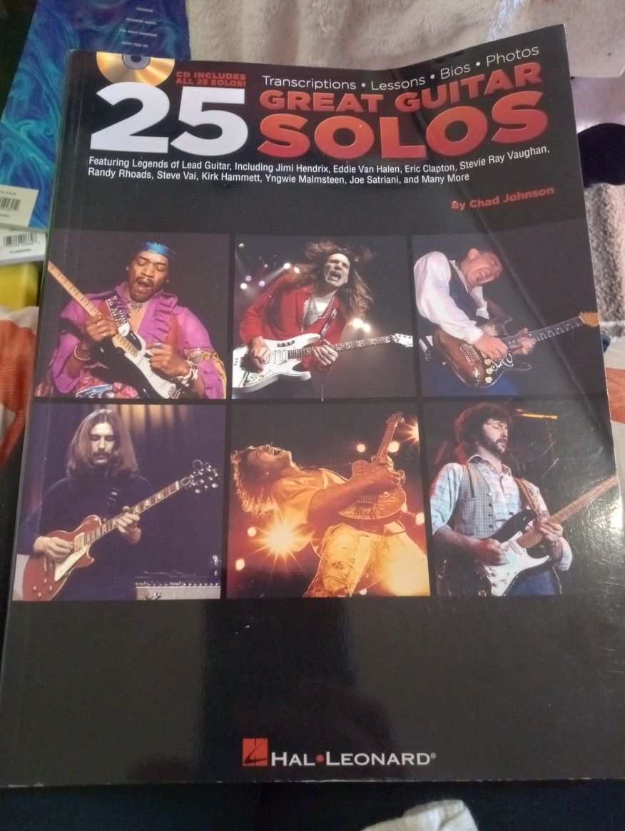 25 Great Guitar Solos W/Cd