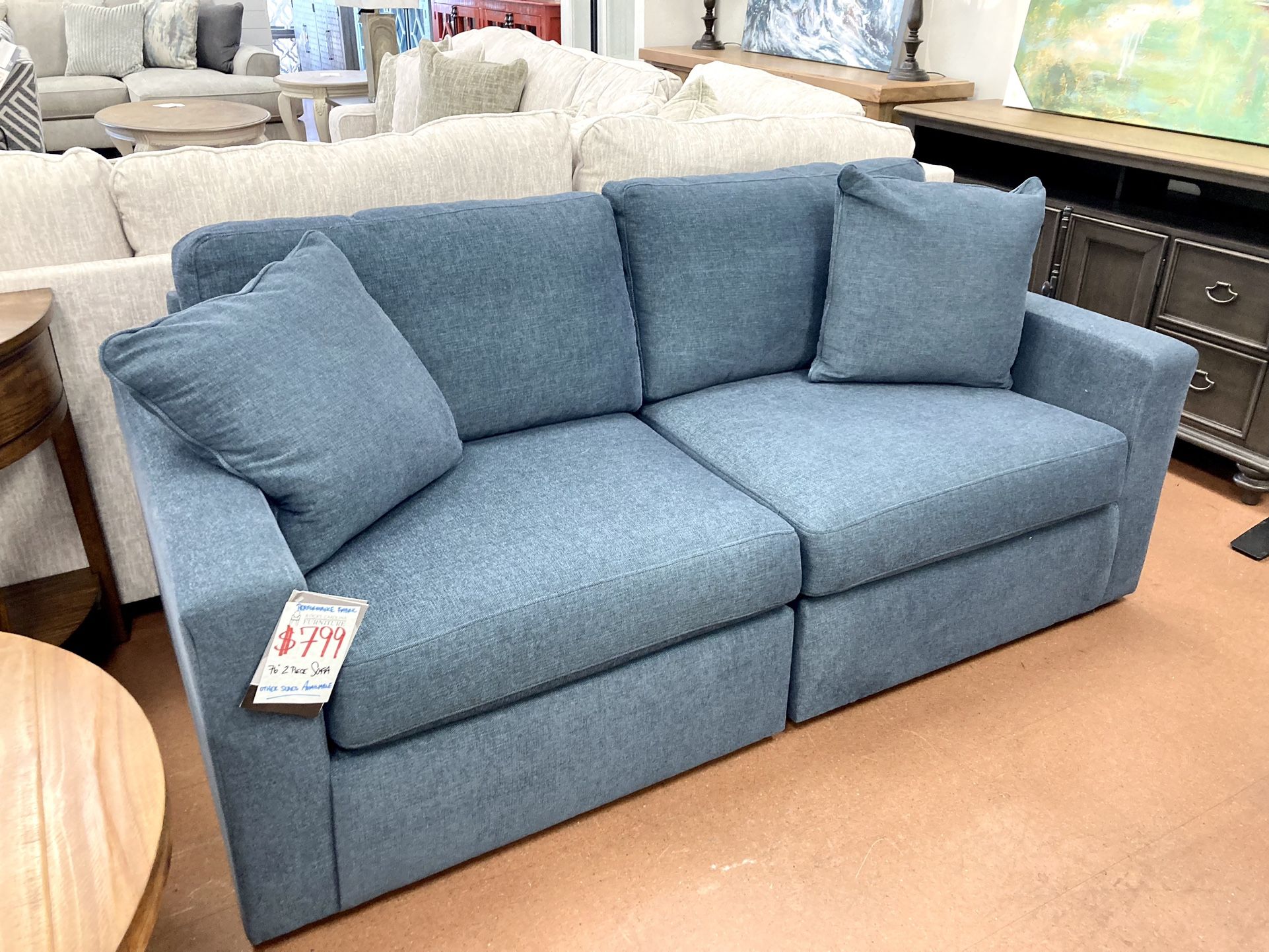New 76” Modular Sofa — Performance Fabric