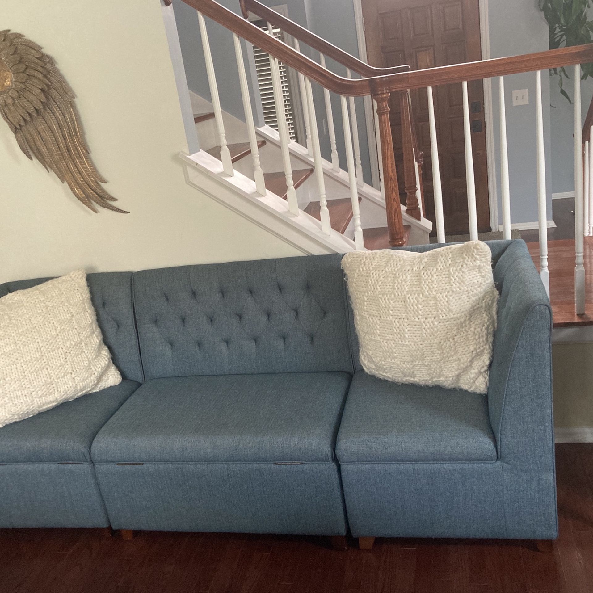 Three Piece Couch With Storage