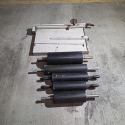 Rubber Rollers And Page Cutter