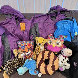 Girl Scouts Rain Jackets And Stuffed Animal Etc