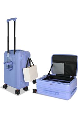 Carry on Luggage 20 inch Airline Approved, Carry on Suitcases with Wheels, Expandable Suitcase with