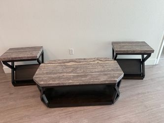Living Room 3-Piece Coffee and End Table Set