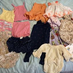 Cute Baby Girl Clothes Bundle Summer Outfits sizes 3-3-6